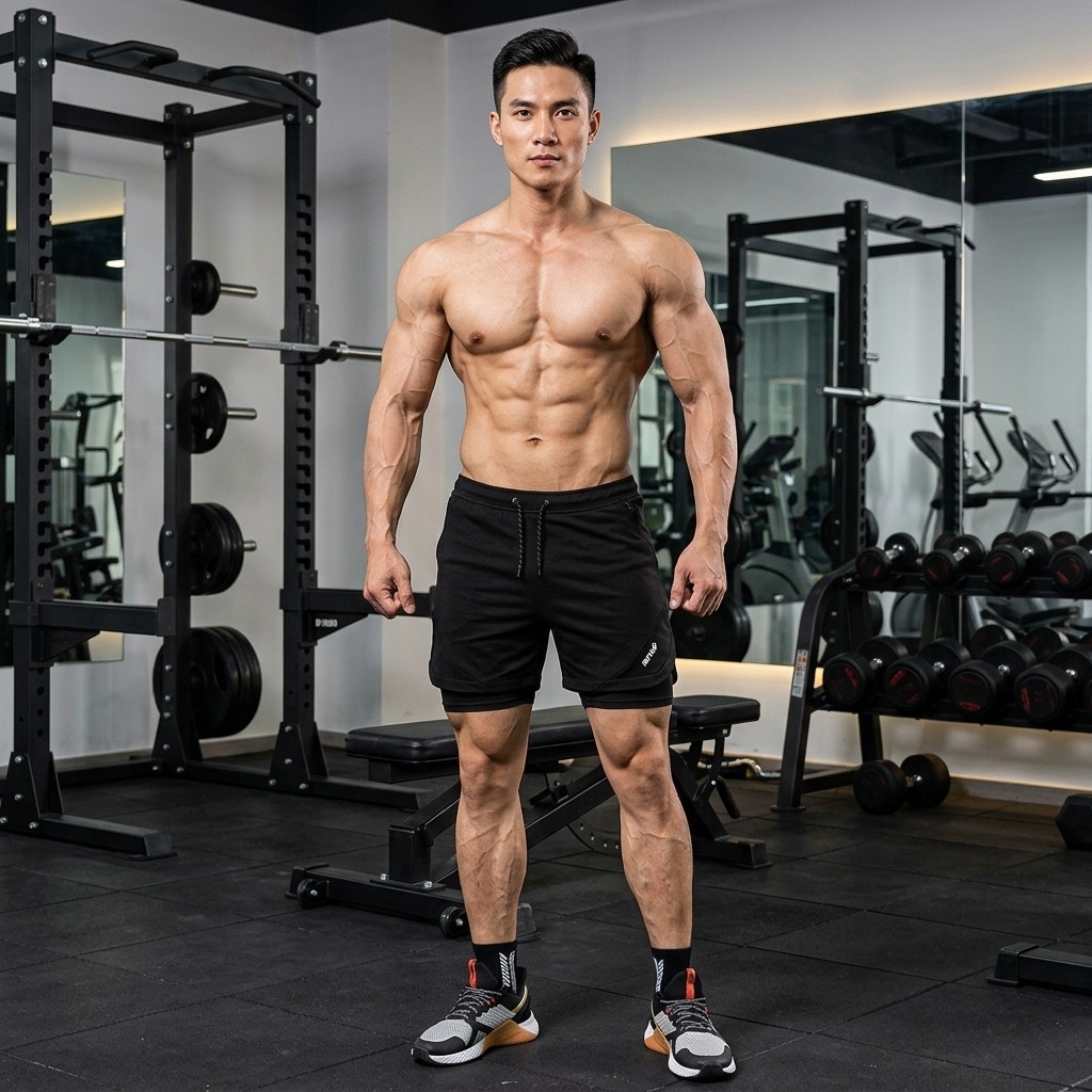 Quần Short nam MEYIN 2 Lớp