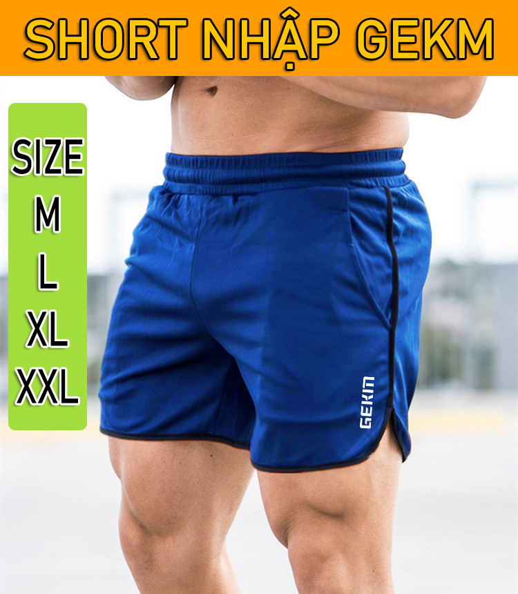 Quần Short nam xẻ viền tà GEKM