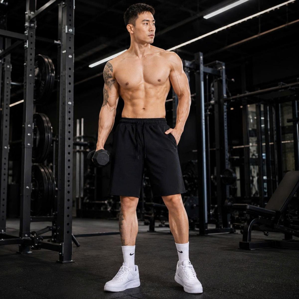Quần short gym nam Muscleattack