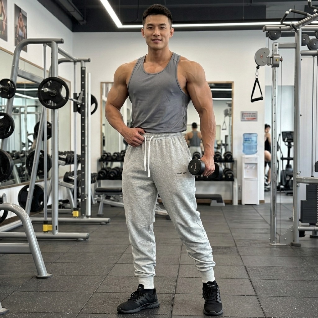 Quần dài gym nam ( Quần jogger) MUSC LEAT cao cấp