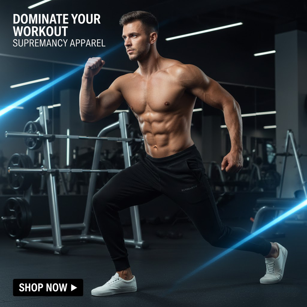 Quần dài gym nam (jogger) Alphalete