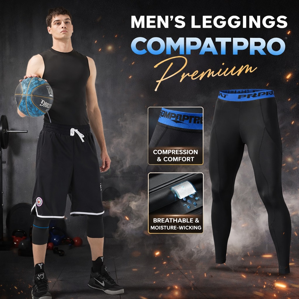 Quần legging nam Compat Pro
