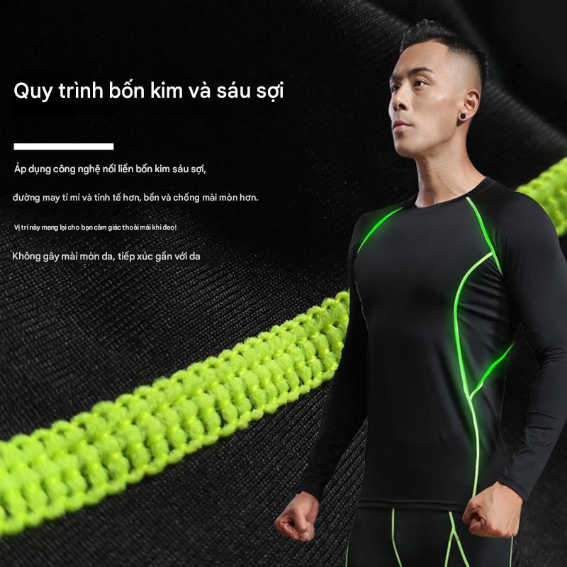 Bộ Legging nam chạy viền cao cấp 
