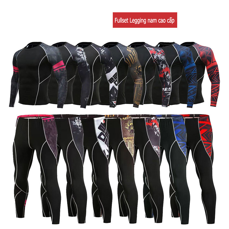 Bộ legging nam cao cấp