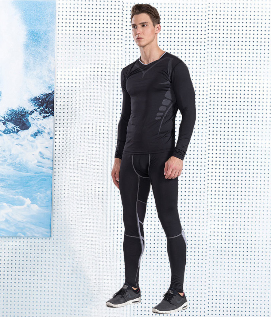 Fullset legging nam cao cấp họa tiết nhẹ sang trọng