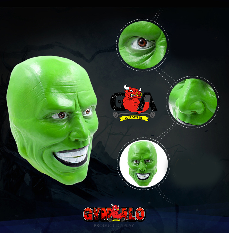 Mặt lạ xanh halloween