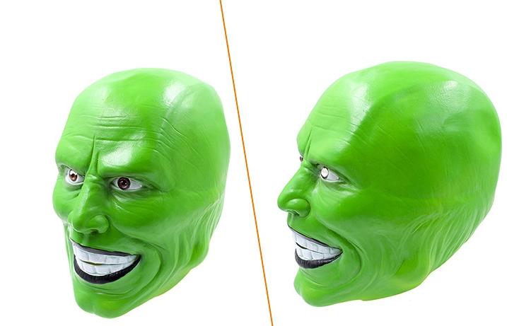 Mặt lạ xanh halloween