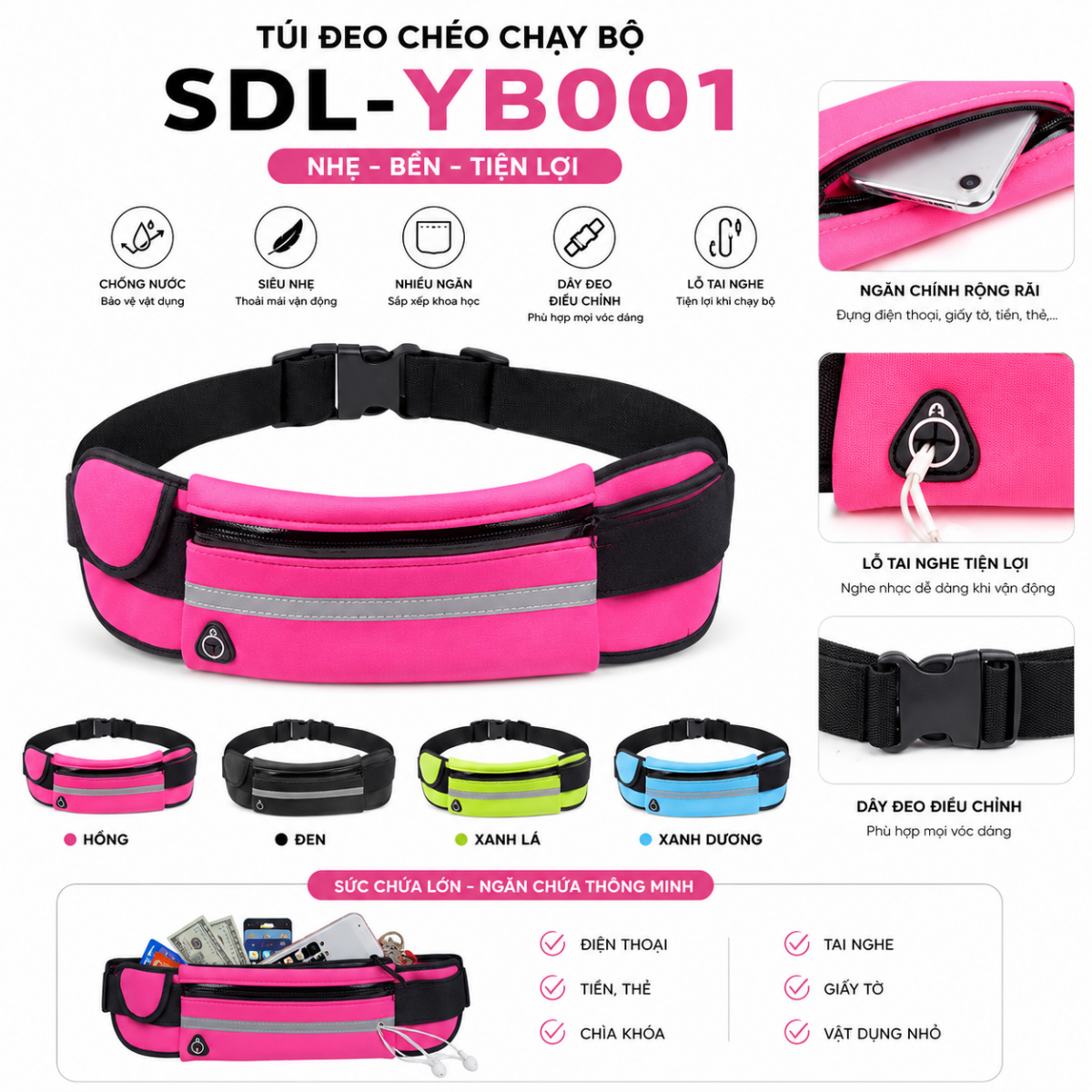 Túi đeo chéo SDL-YB001 chính hãng
