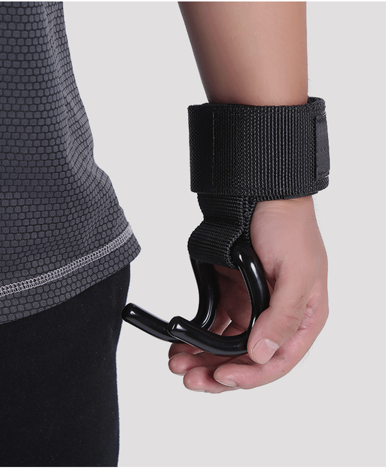 Dây deadlif, kéo lưng có móc sắt đơn Kingfit