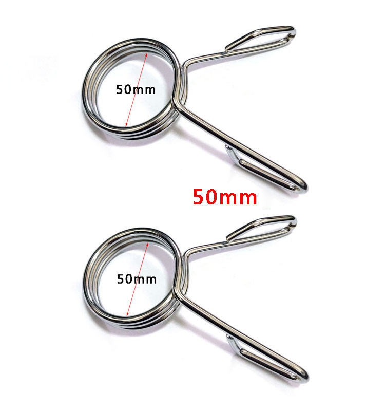 Kẹp khóa tạ lò xo cao cấp Inox phi 5cm