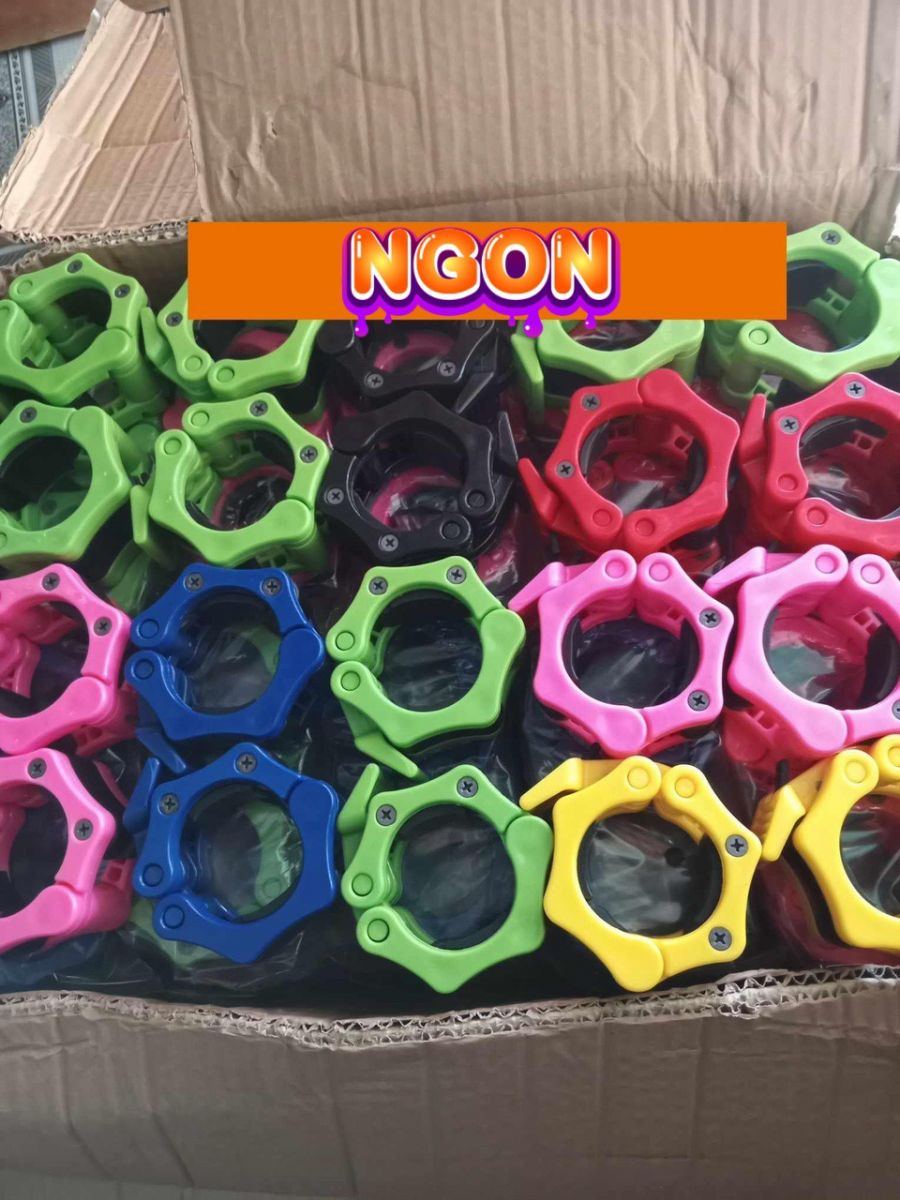 Khóa nhựa đầu thanh tạ 5cm phi 50