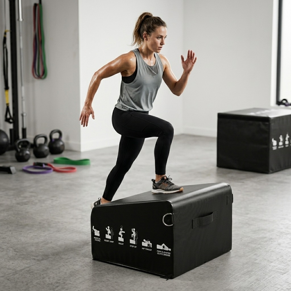 Bục tập gym-Yoga -60x30x40x55cm