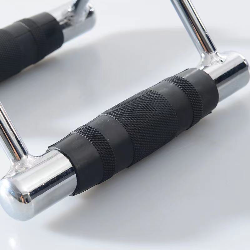 Tay cầm chữ v kéo cáp tập lưng xô bọc cao su