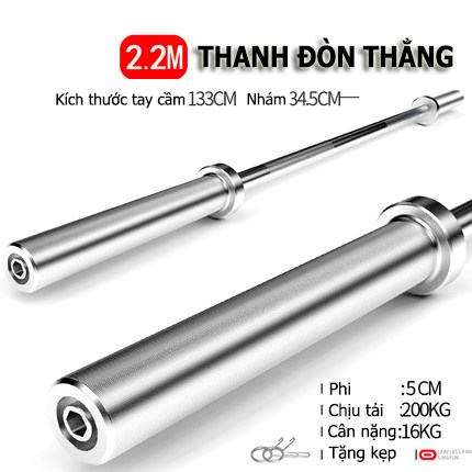 Đòn tạ olympic 2.2m