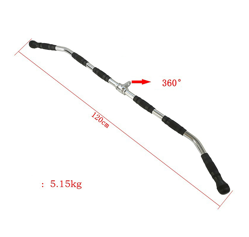Thanh đòn thẳng hơi cong 120cm tập xô