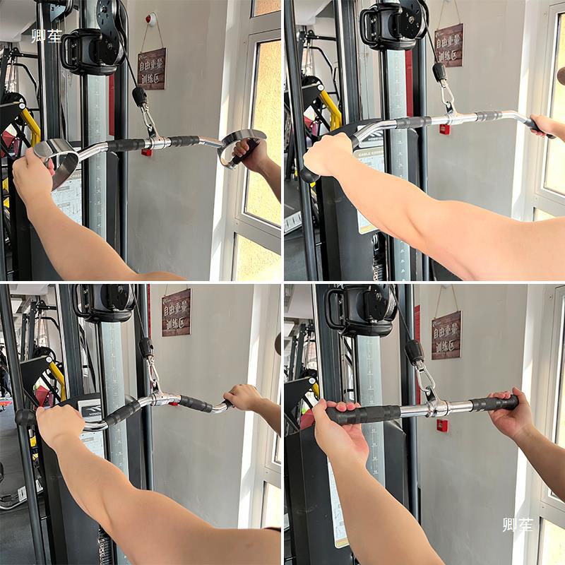 Tay cầm thẳng hơi cong kéo cáp 92cm