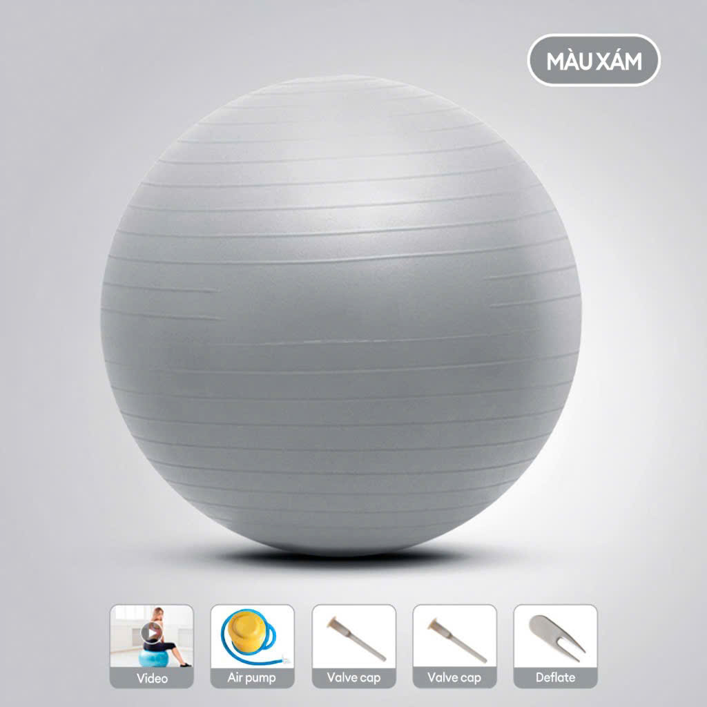 Bóng Yoga Cao Cấp Tặng Bơm
