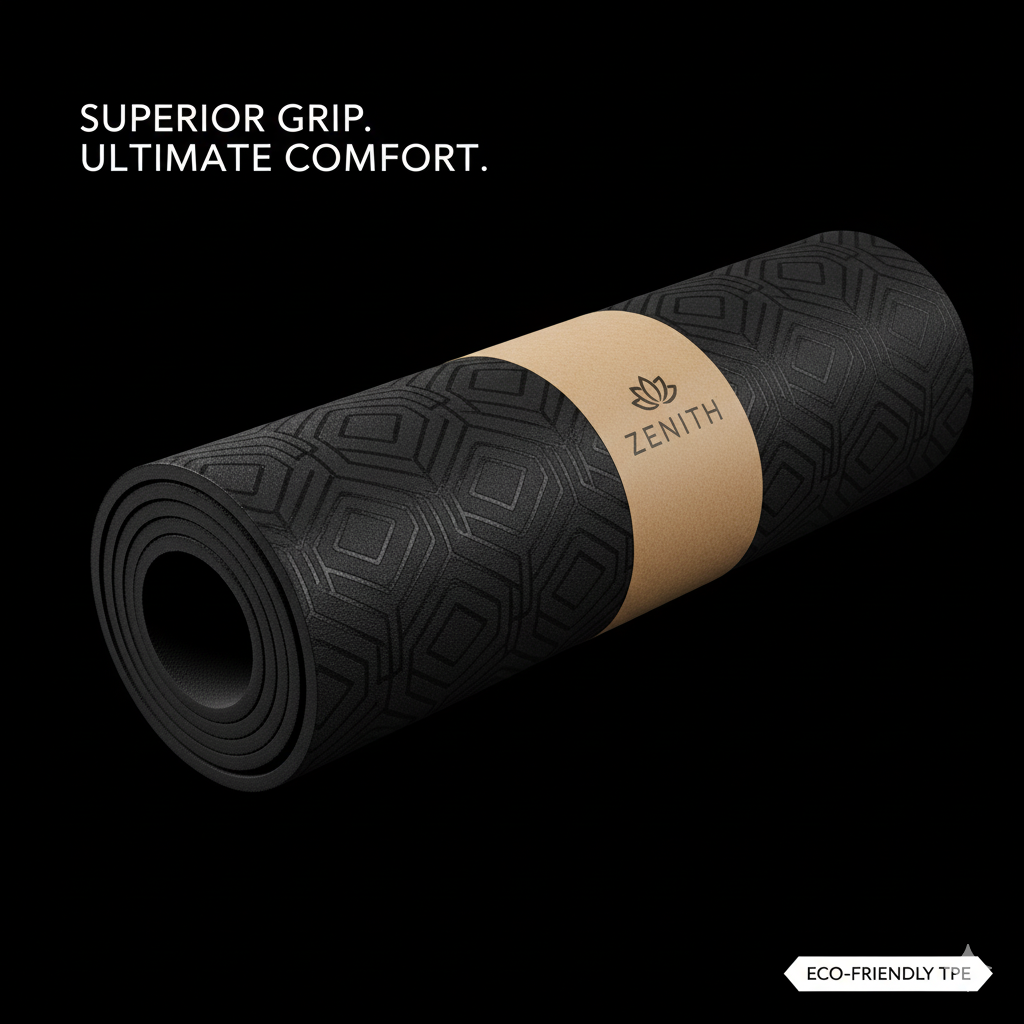 Thảm Yoga 2 lớp loại đẹp - Cao cấp kèm túi lưới