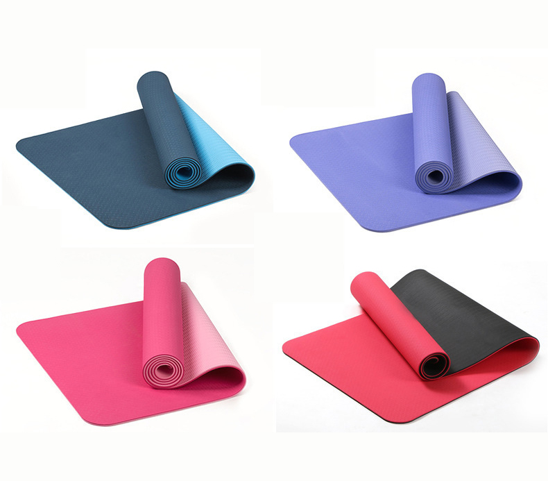 Thảm Yoga 2 lớp loại đẹp - Cao cấp kèm túi lưới