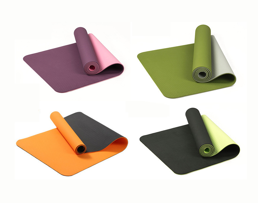 Thảm Yoga 2 lớp loại đẹp - Cao cấp kèm túi lưới