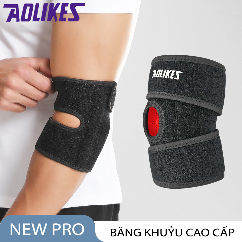Băng Khuỷu Tay AOLIKES loại hở Chính Hãng A-7946