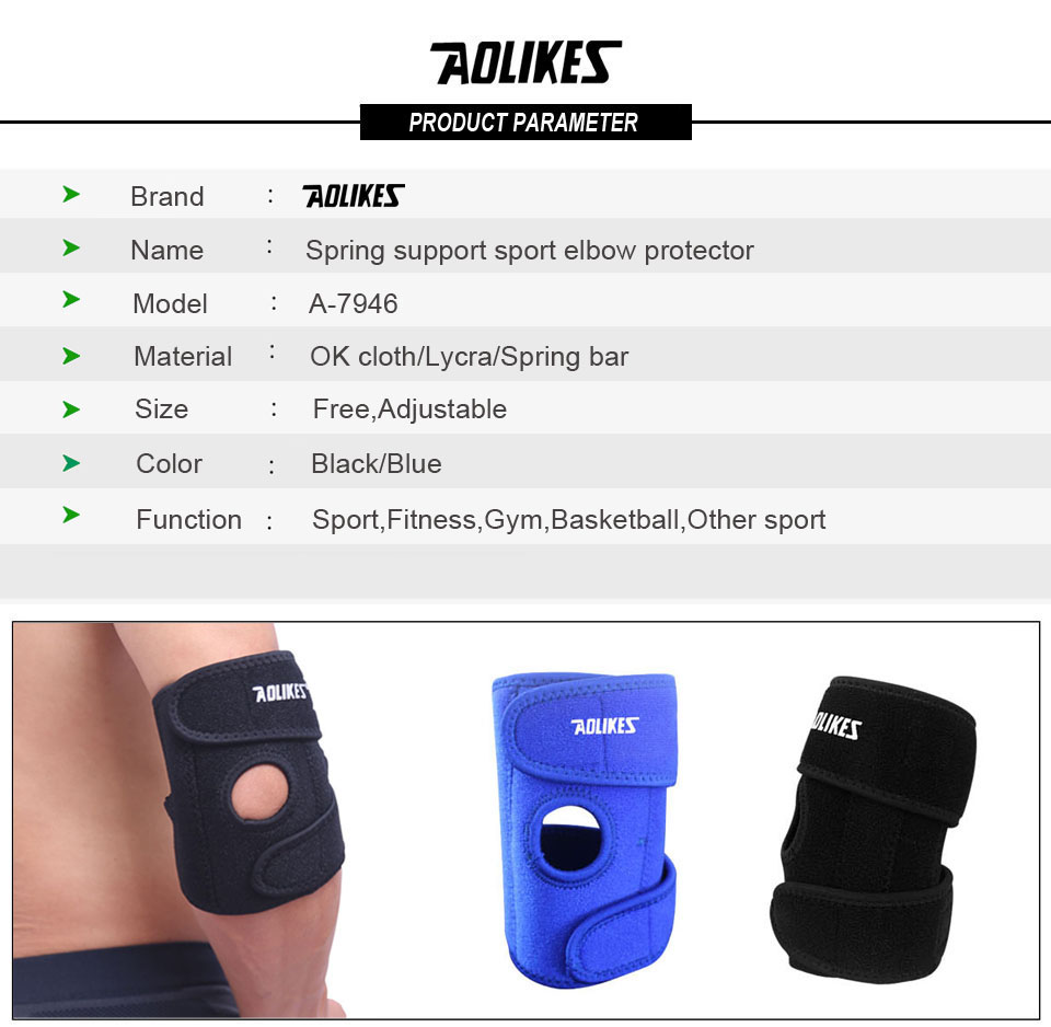 Băng Khuỷu Tay AOLIKES loại hở Chính Hãng A-7946