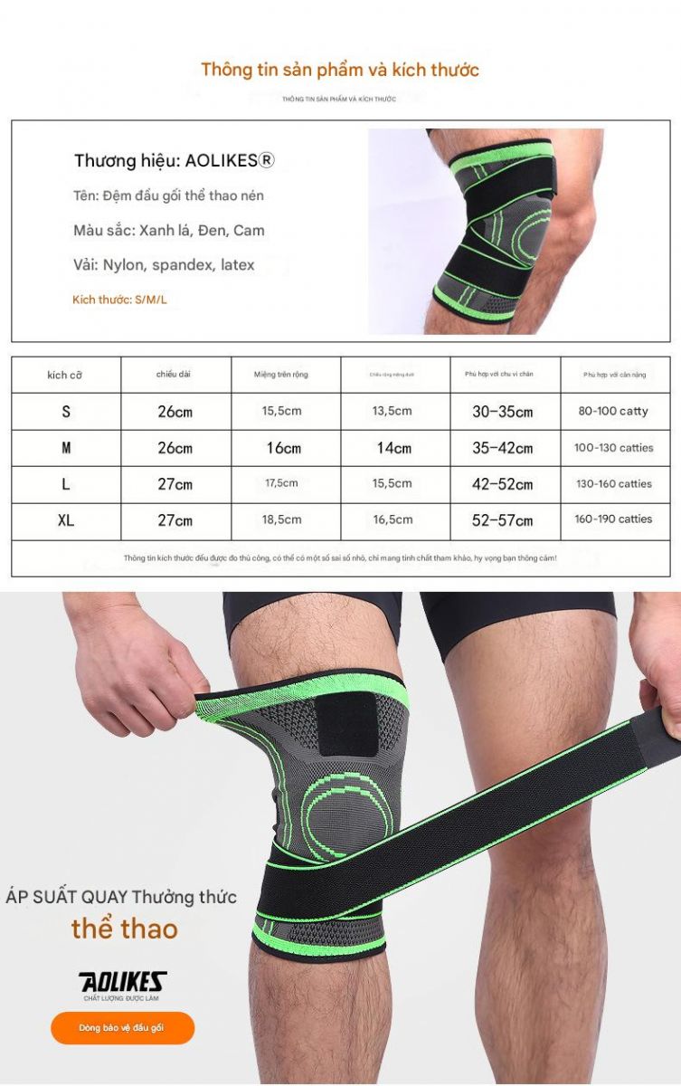 Xỏ gối chính hãng Aolikes kèm dây quấn HX7720