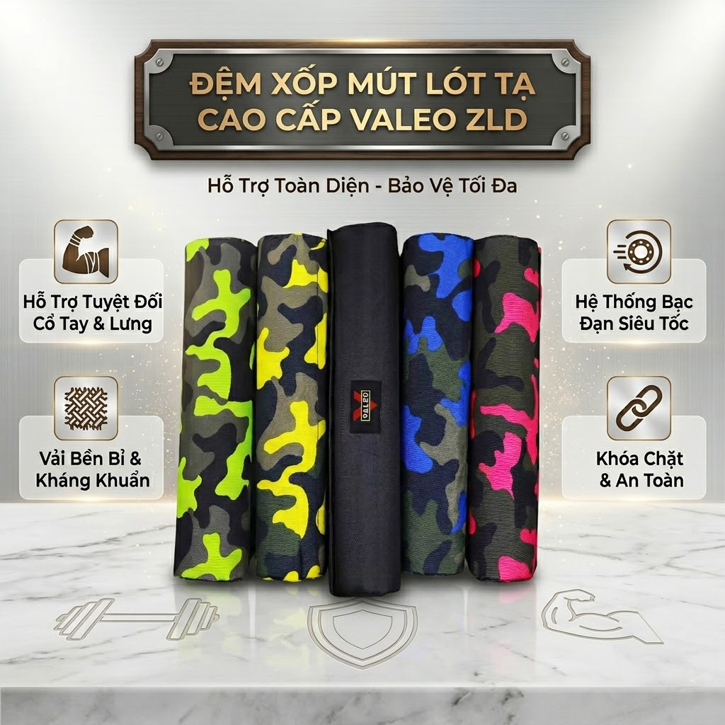 Đệm Squat rằn ri Chính Hãng VALEO
