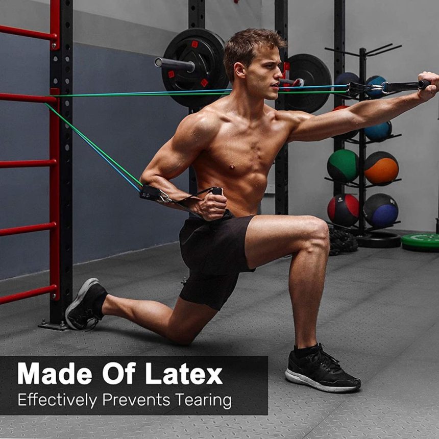 Bộ ngũ sắc cao cấp [Mủ cao su] Bộ dây kéo 125lbs và 150 lbs