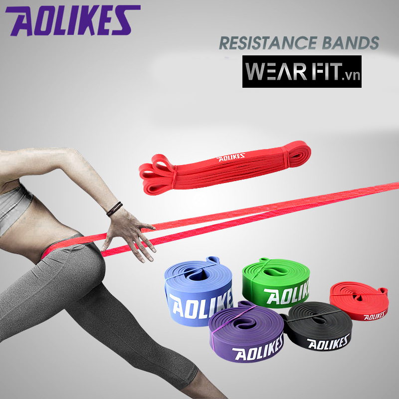 Dây kháng lực đa năng Powerband Aolikes cao cấp