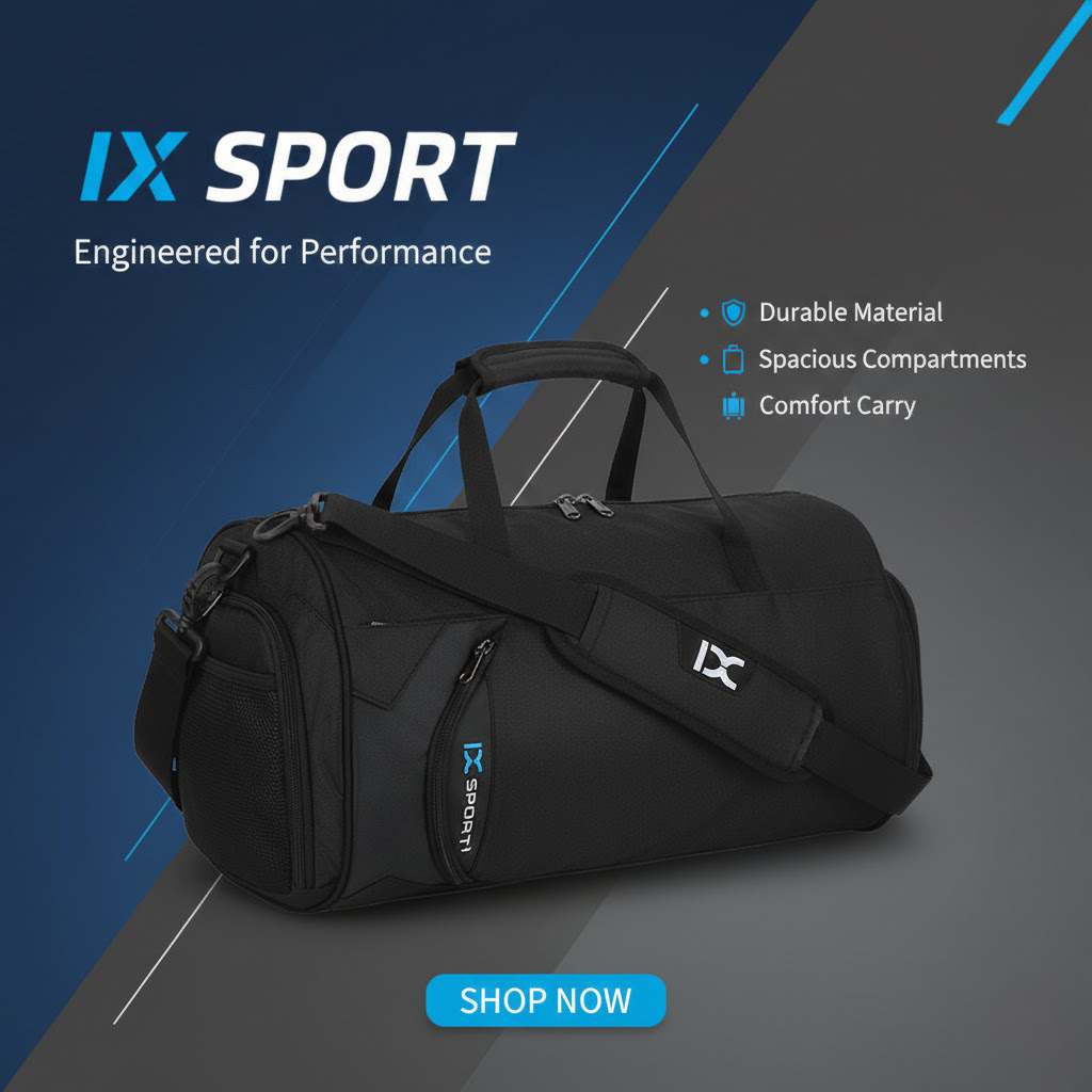 Túi xách gym thể thao INOXTO IX SPORT 8069 cao cấp