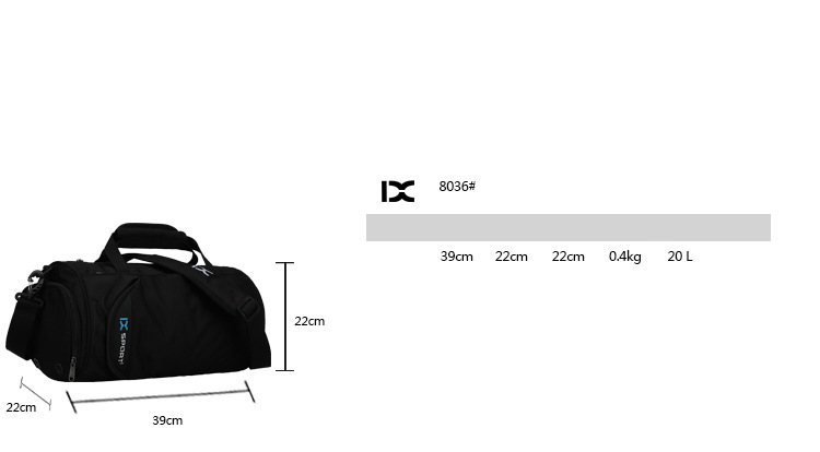 Túi xách gym thể thao INOXTO IX SPORT 8036 cao cấp
