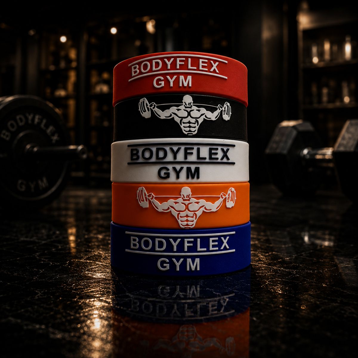 Vòng đeo tay silicon cao cấp nam nữ Bodyflexgym