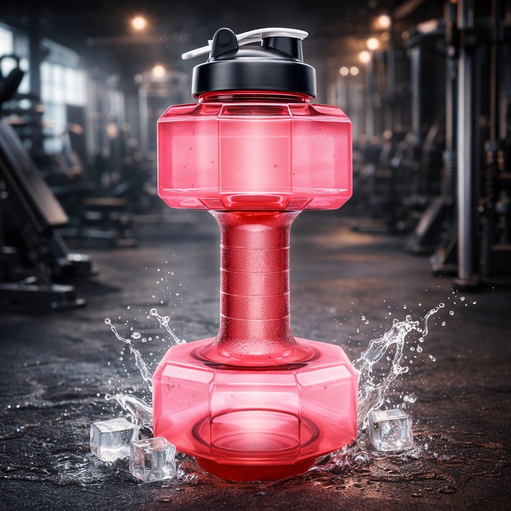 Bình nước hình quả tạ 2200ml